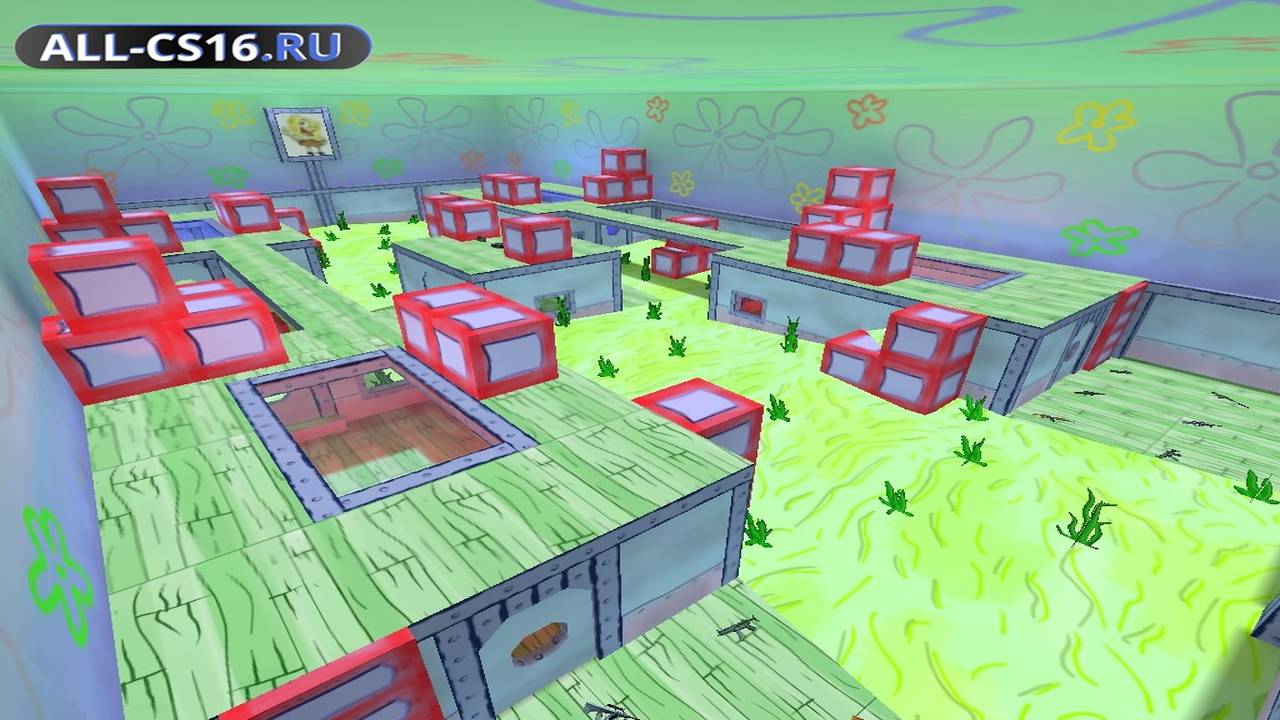 Карта «fy_spongebob» для CS 1.6 для CS 1.6
