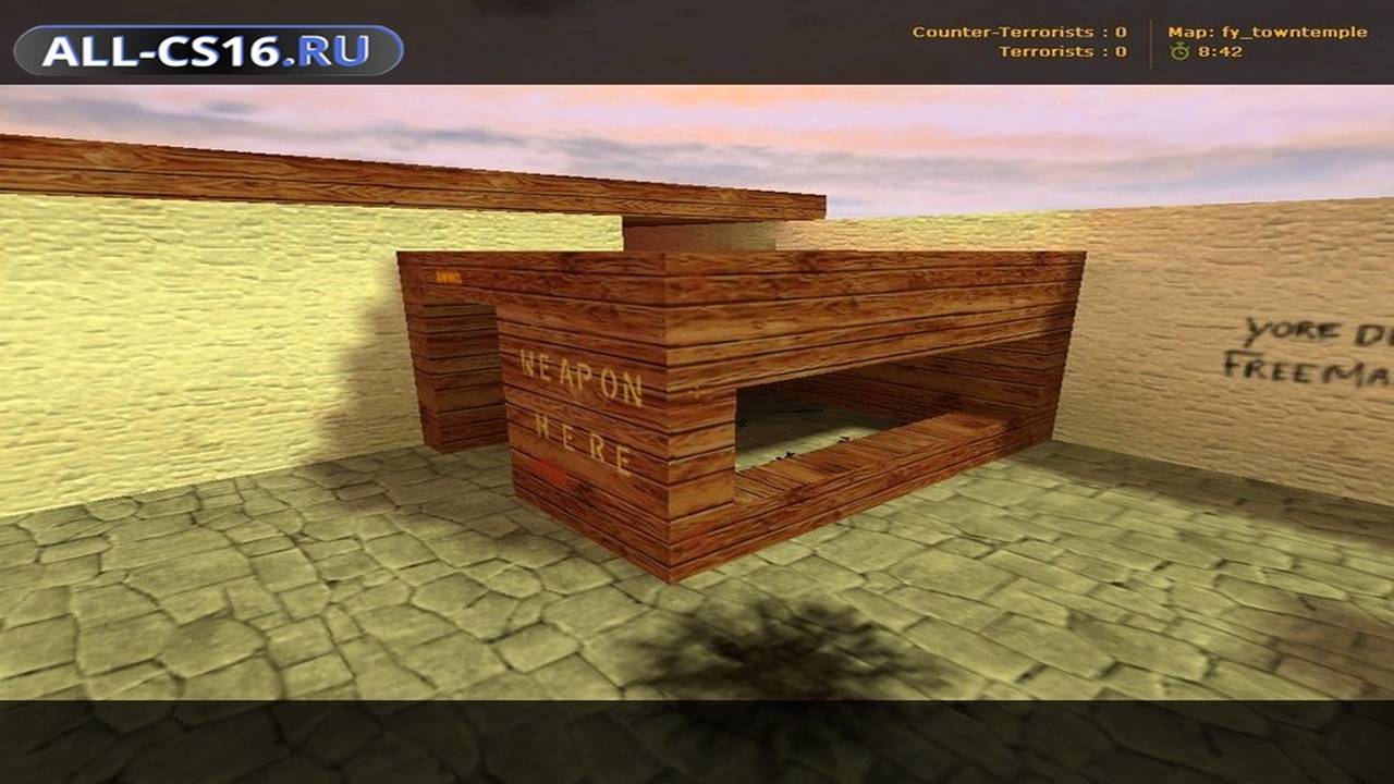 Карта «fy_towntemple» для CS 1.6 для CS 1.6