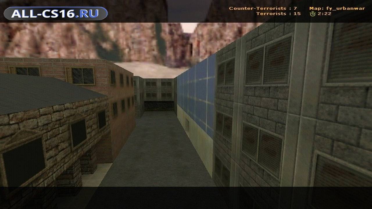 Карта «fy_urbanwar» для CS 1.6 для CS 1.6