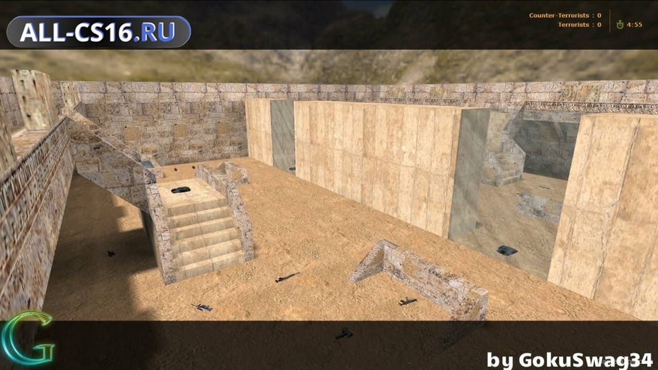 Карта «fy_wall» для CS 1.6 для CS 1.6