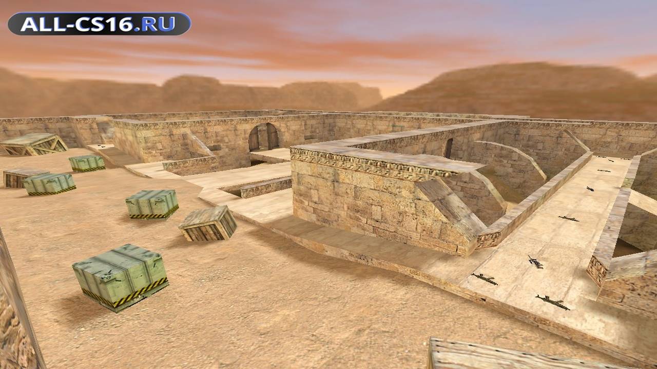 Карта «fy_warzone» для CS 1.6 для CS 1.6