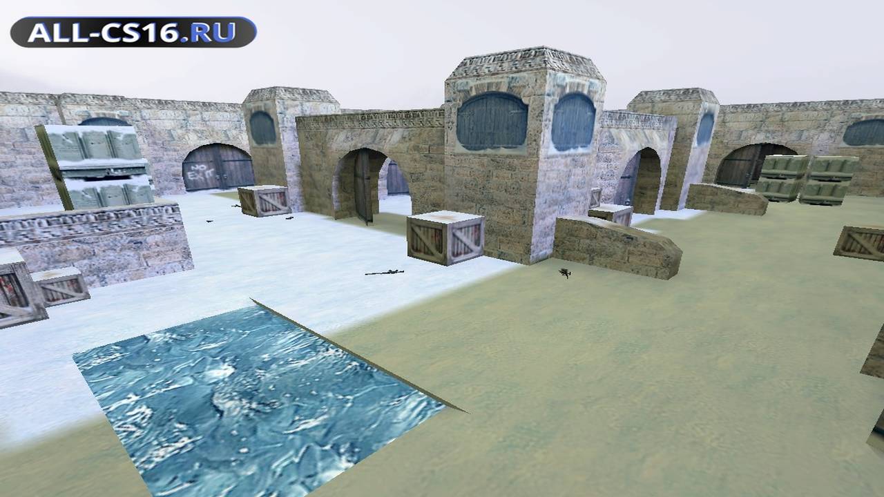 Карта «fy_winter_dust» для CS 1.6 для CS 1.6