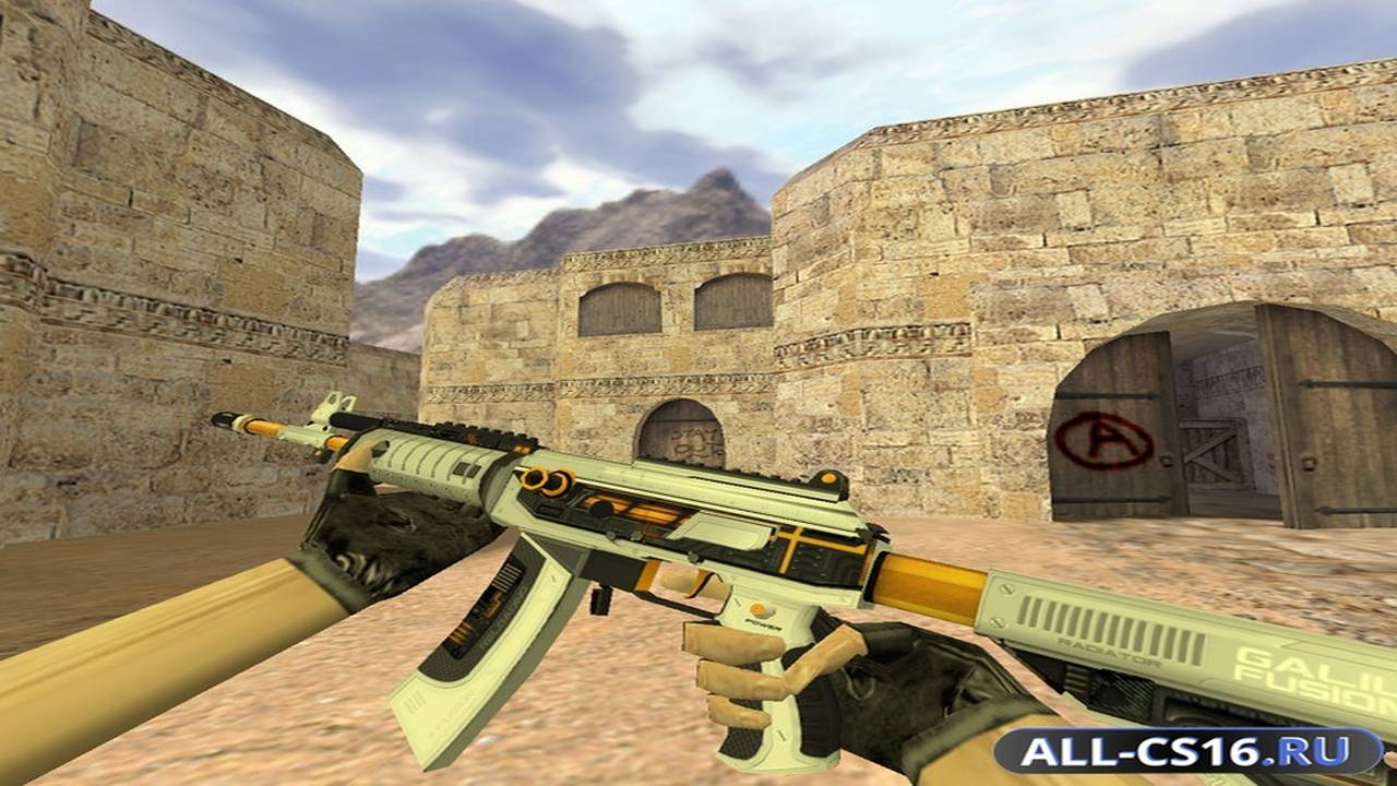 Модель оружия для CS 1.6 - Galil Galil Слияние
