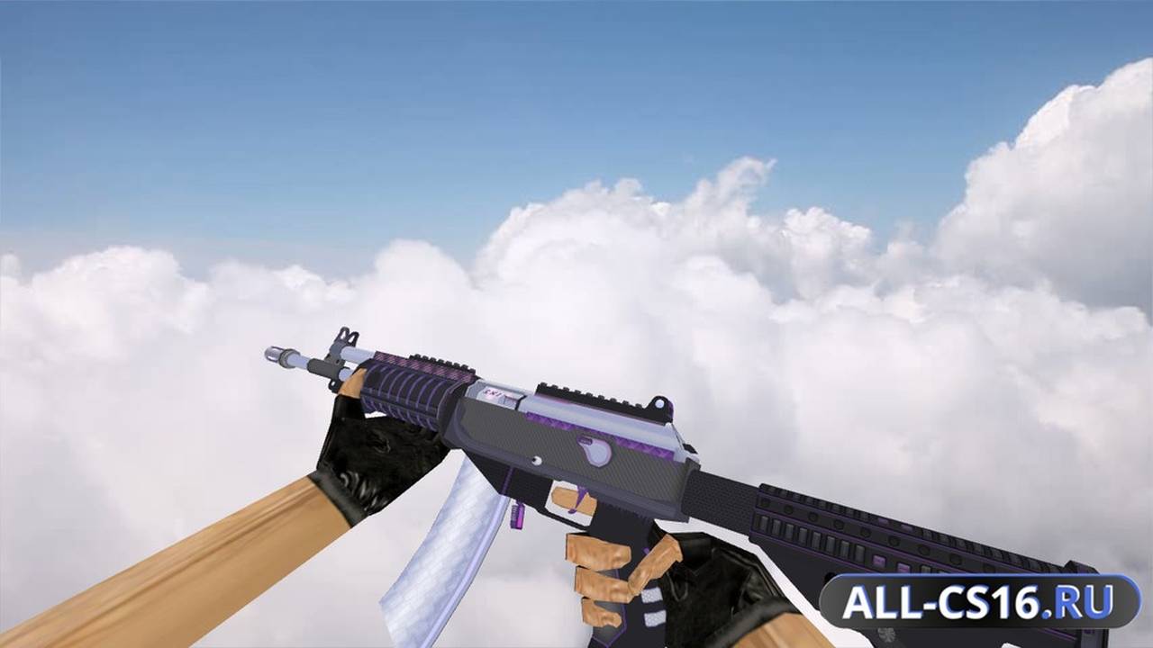 Модель оружия для CS 1.6 - Galil Galil Moores Law Purple