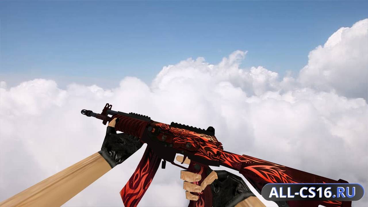 Модель оружия для CS 1.6 - Galil Galil Scorching Dragon