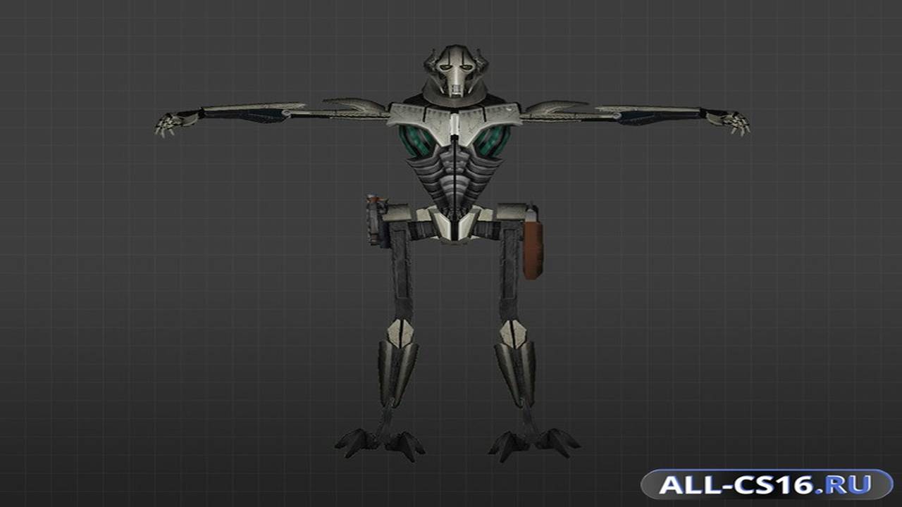 Модель игрока для CS 1.6 - Генерал Гривус