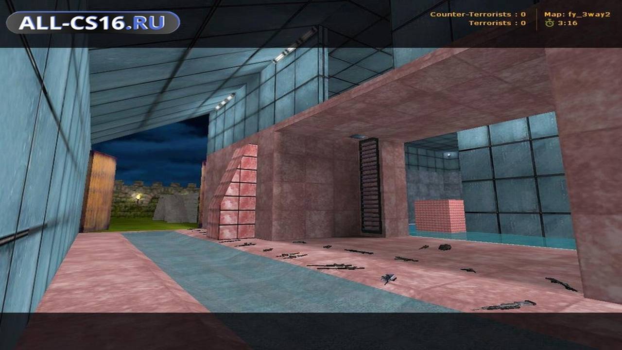 Карта «gg_3way2» для CS 1.6 для CS 1.6