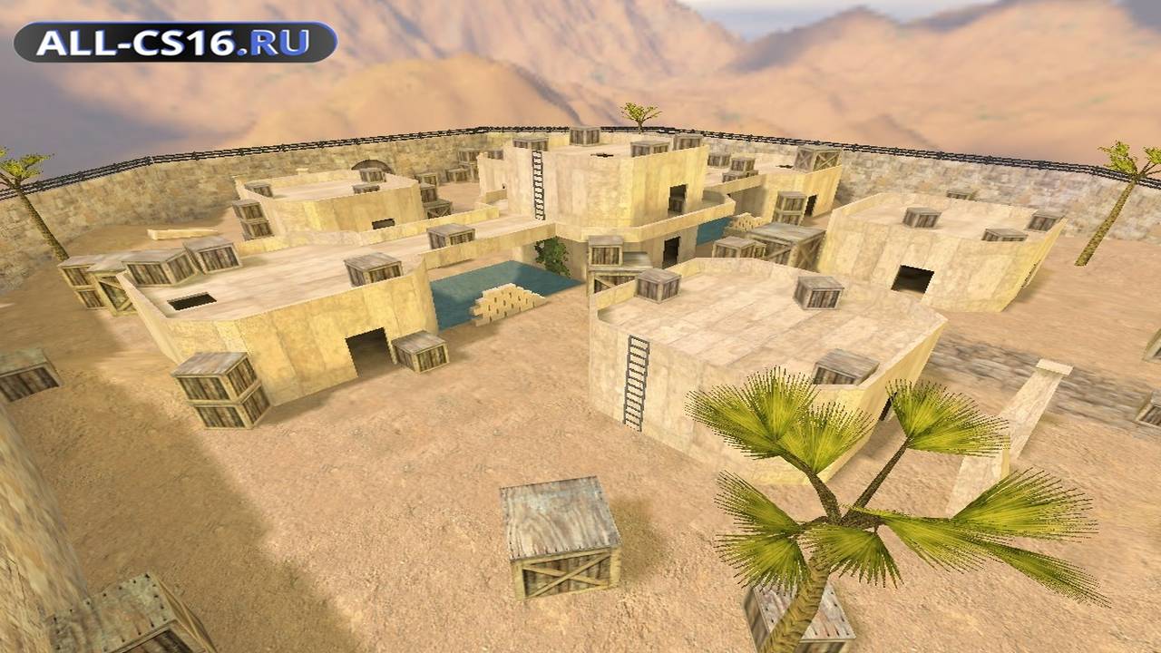 Карта «gg_abandoned_town» для CS 1.6 для CS 1.6