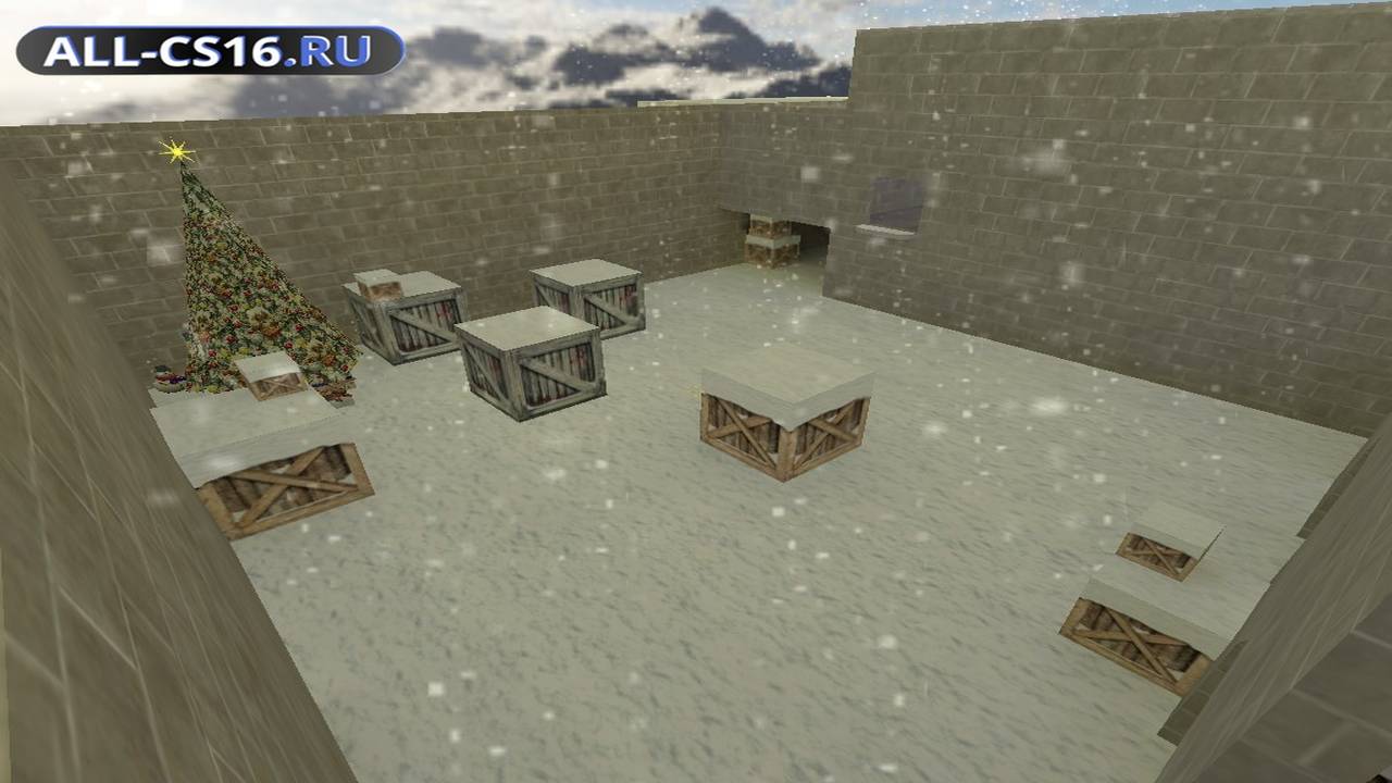 Карта «gg_boxnbox_merry_xmas_f» для CS 1.6 для CS 1.6