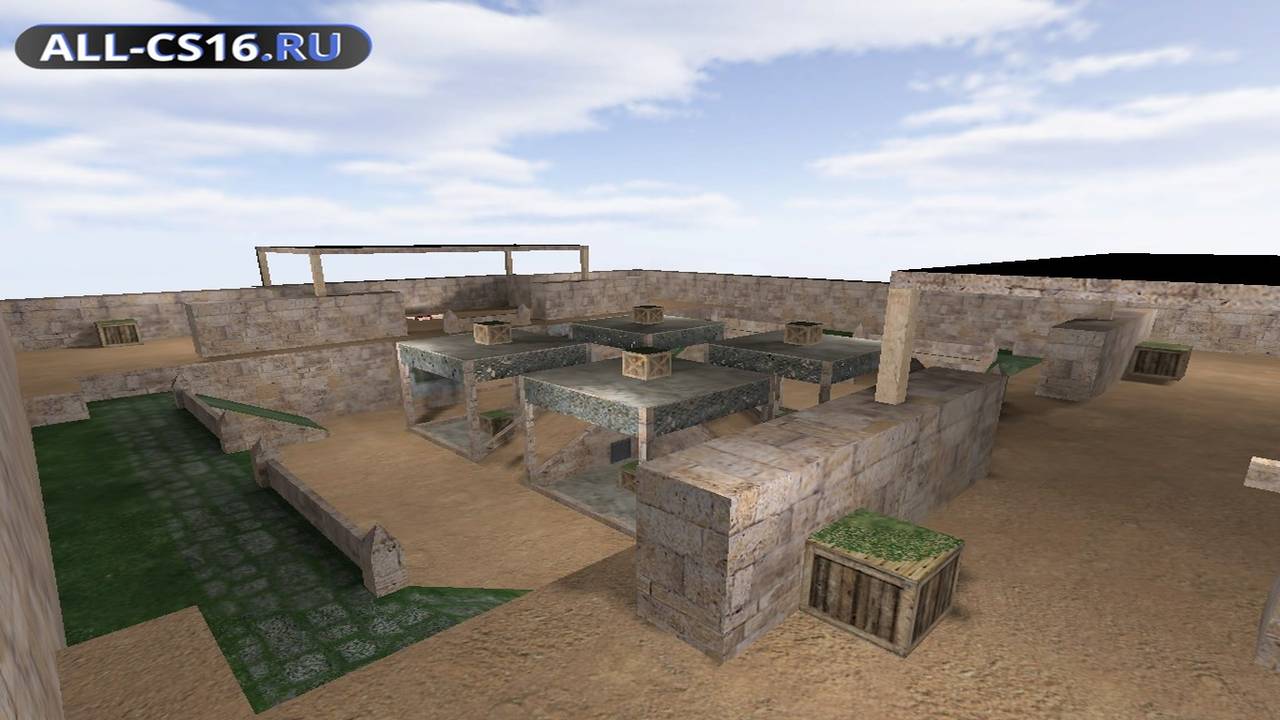 Карта «gg_crossfire» для CS 1.6 для CS 1.6