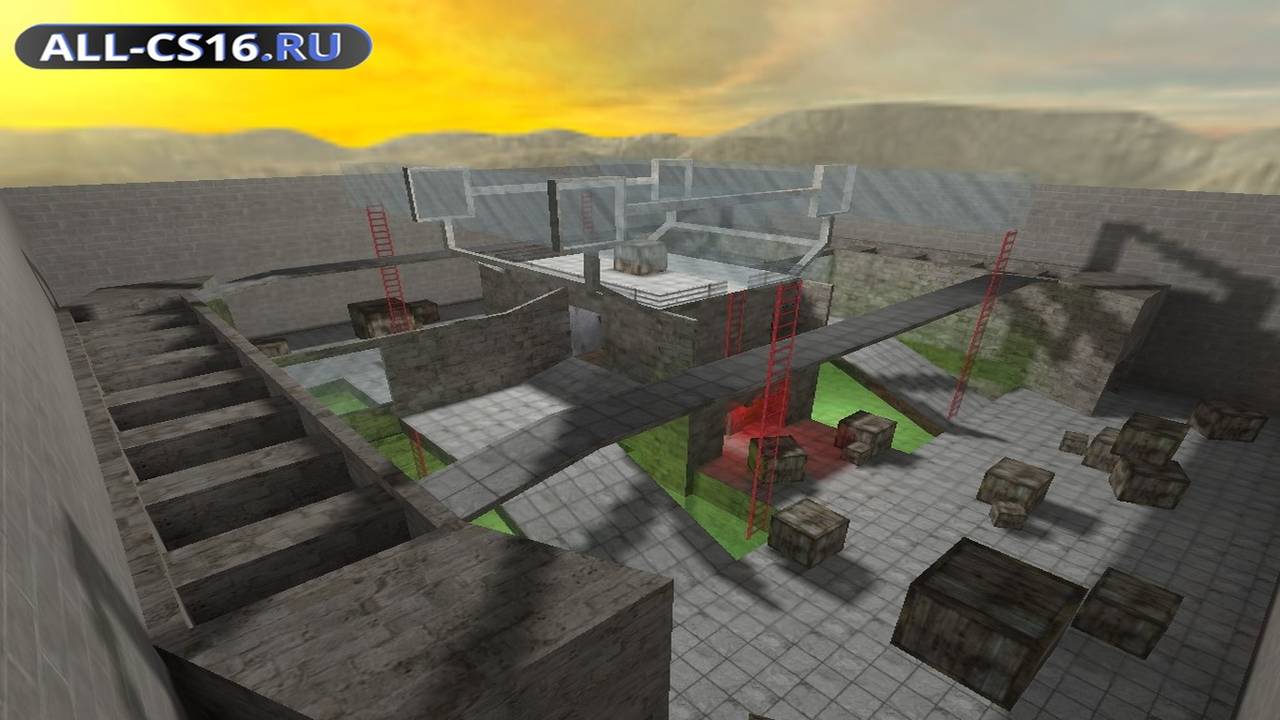 Карта «gg_danger_arv» для CS 1.6 для CS 1.6