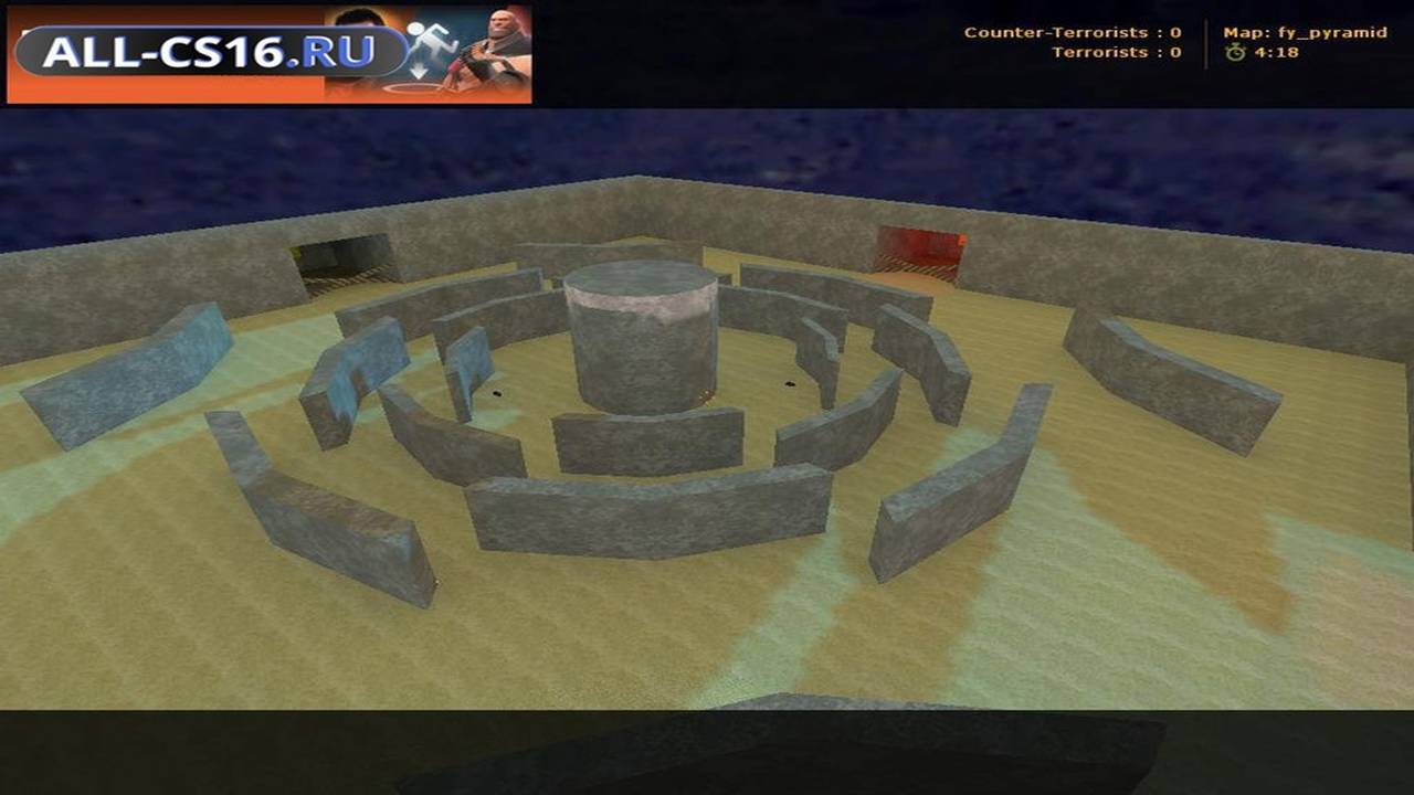 Карта «gg_desert_night» для CS 1.6 для CS 1.6