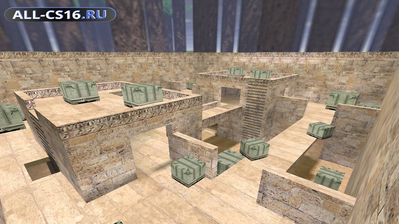 Карта «gg_dusted_houses» для CS 1.6 для CS 1.6