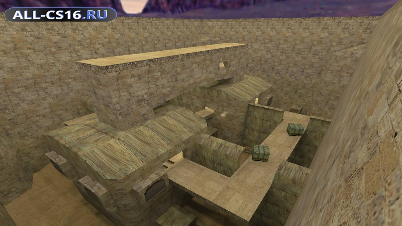 Карта «gg_dusty_fortress» для CS 1.6 для CS 1.6