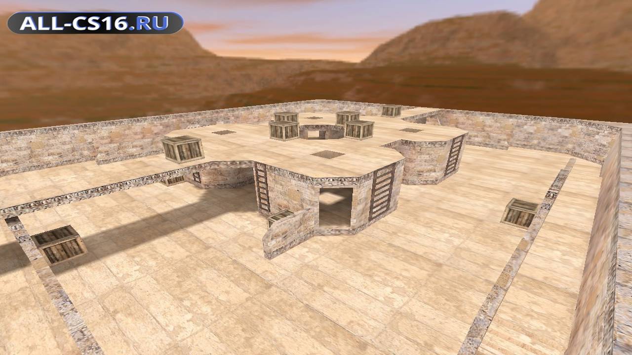Карта «gg_fy_deagle_dustworld2» для CS 1.6 для CS 1.6