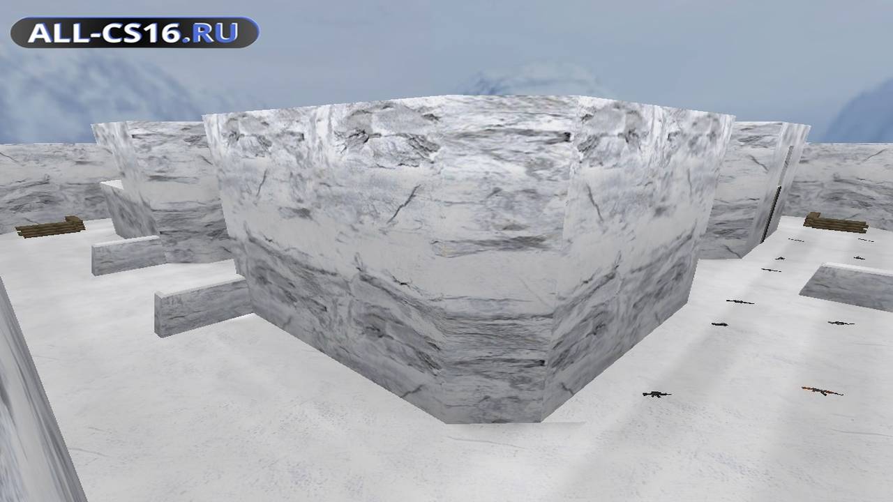 Карта «gg_iceworld_x» для CS 1.6 для CS 1.6