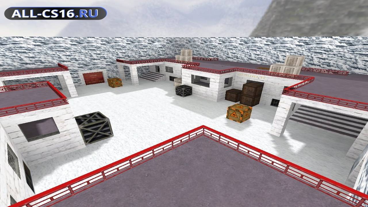 Карта «gg_js_snow» для CS 1.6 для CS 1.6