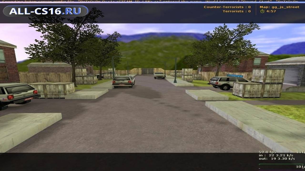 Карта «gg_js_street» для CS 1.6 для CS 1.6
