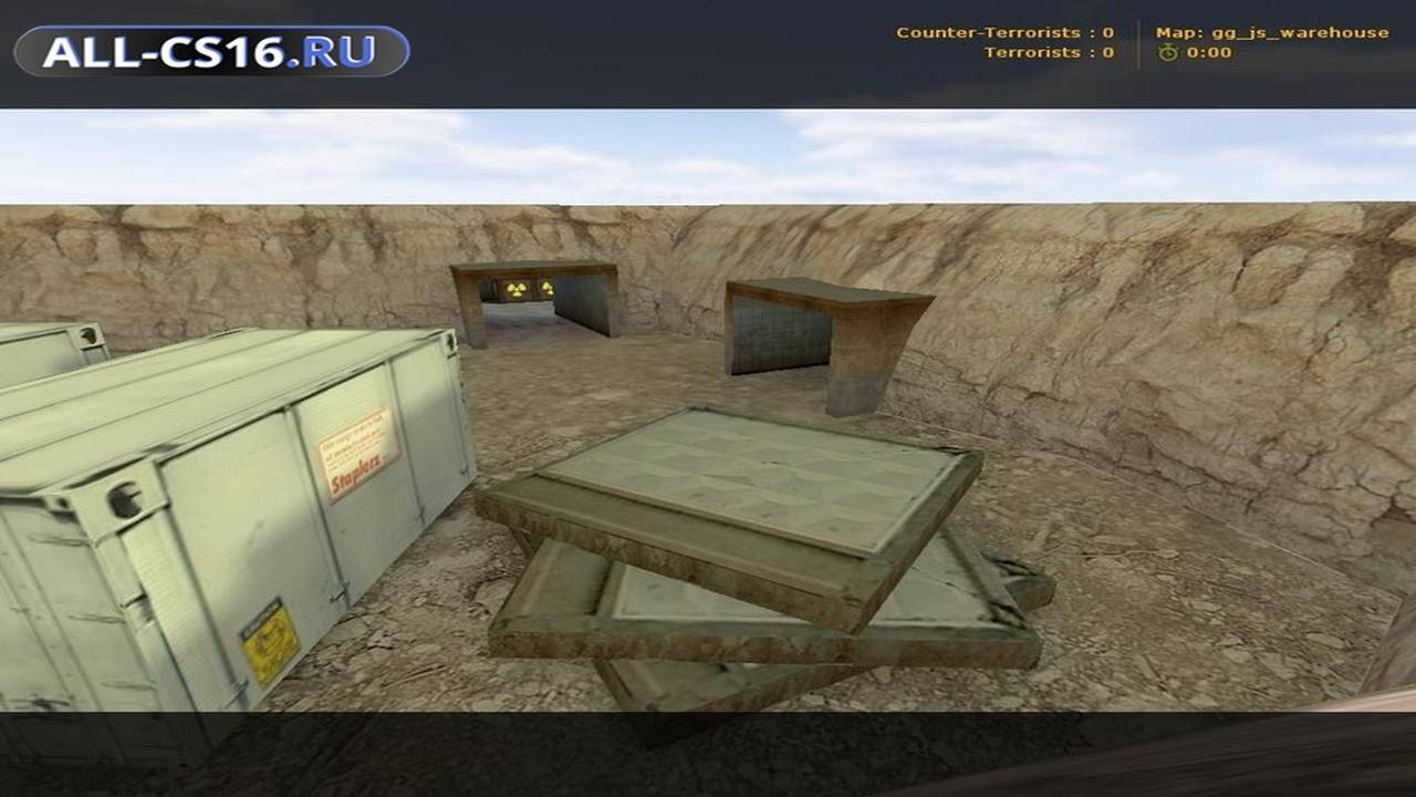 Карта «gg_js_warehouse» для CS 1.6 для CS 1.6