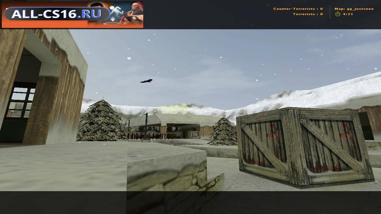 Карта «gg_justsnow» для CS 1.6 для CS 1.6