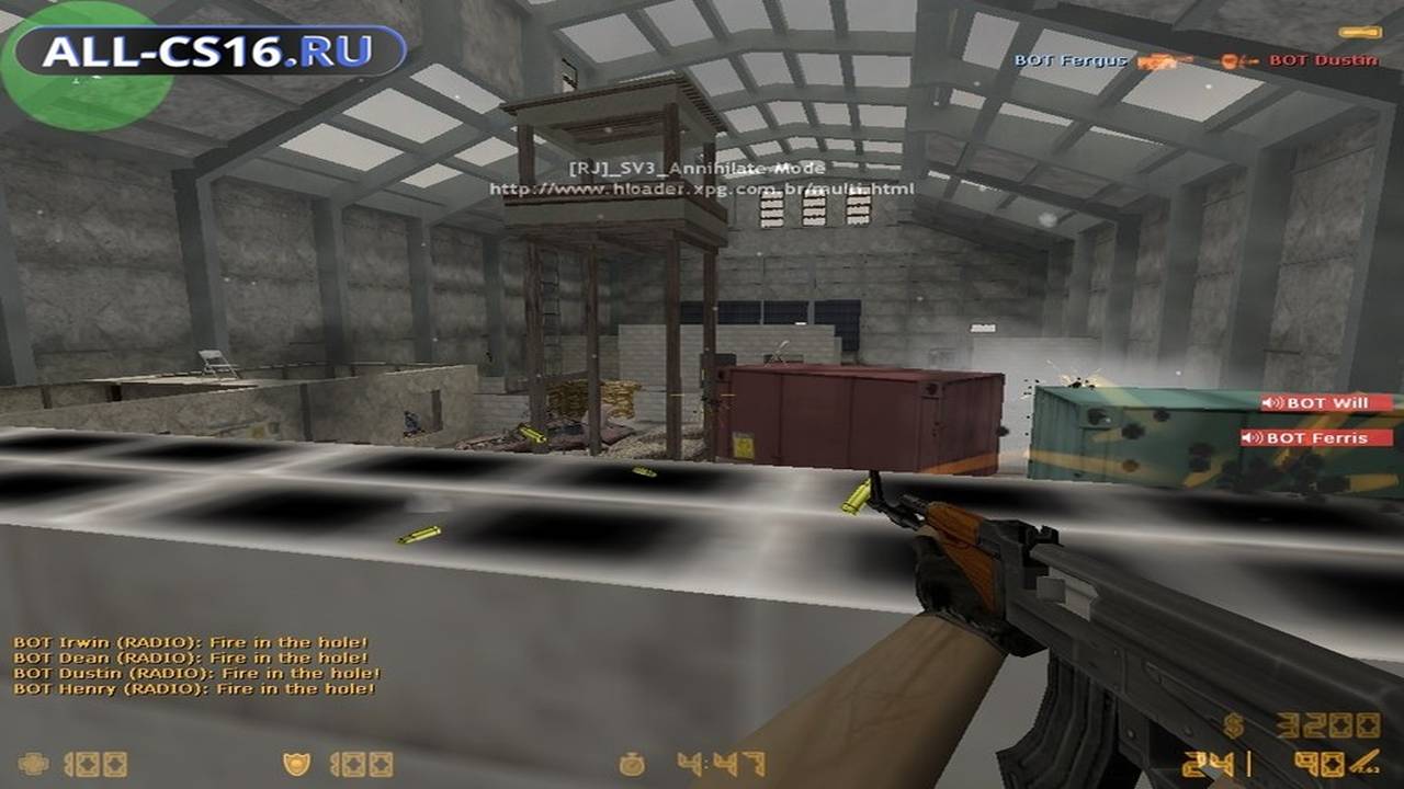 Карта «gg_killhouse» для CS 1.6 для CS 1.6
