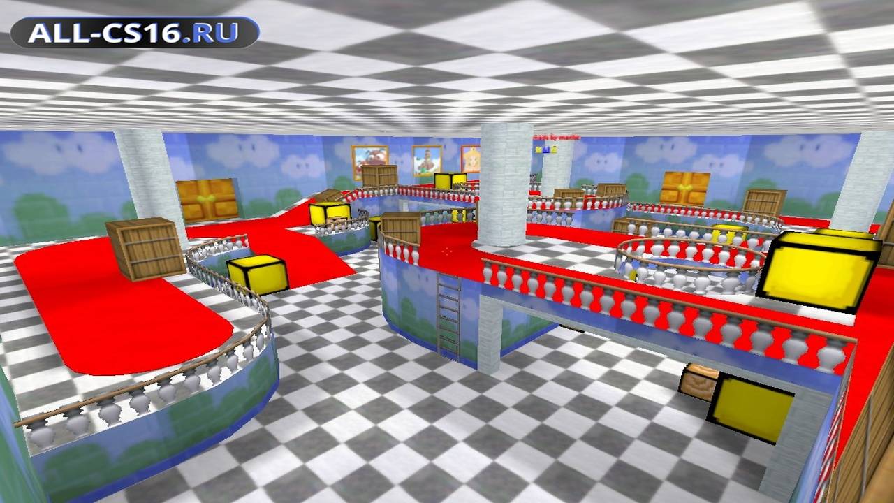 Карта «gg_mariocastle_mt» для CS 1.6 для CS 1.6