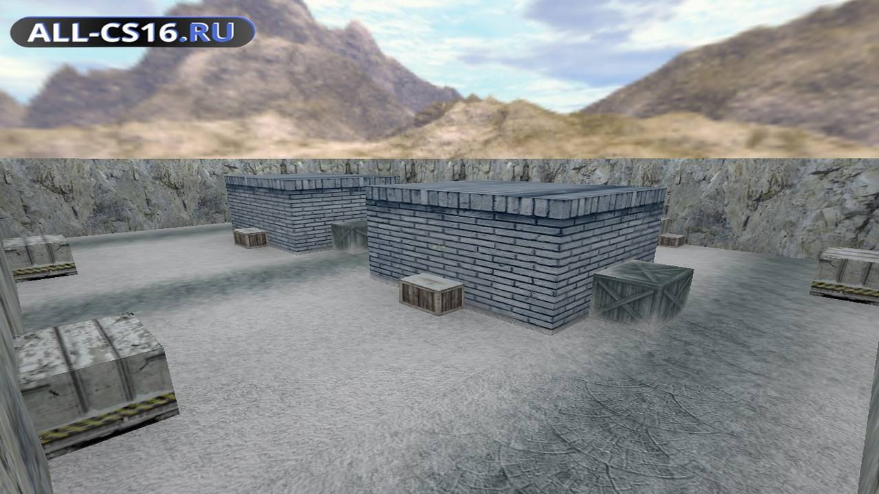 Карта «gg_mini_snow_fight» для CS 1.6 для CS 1.6