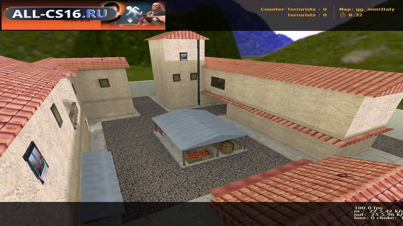 Карта «gg_miniitaly» для CS 1.6 для CS 1.6
