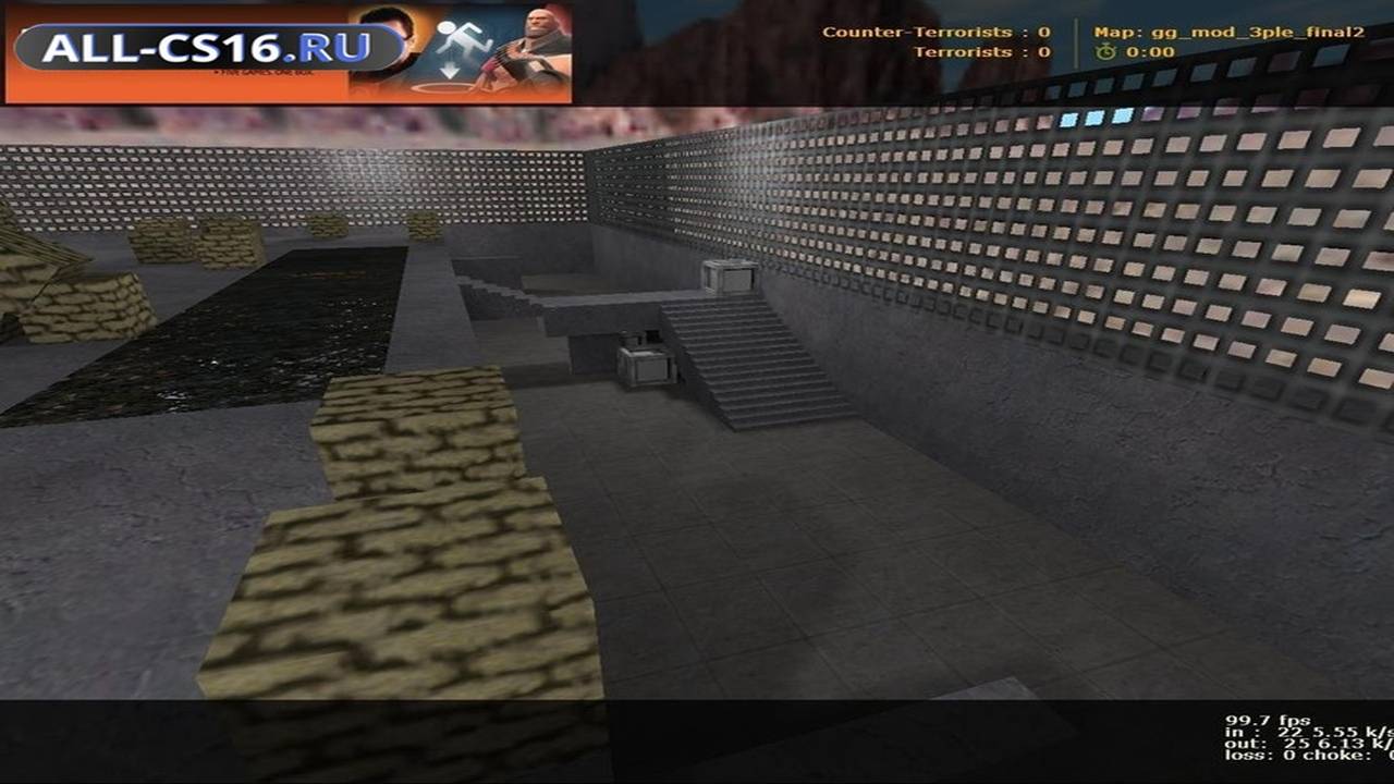 Карта «gg_mod_3ple_final2» для CS 1.6 для CS 1.6