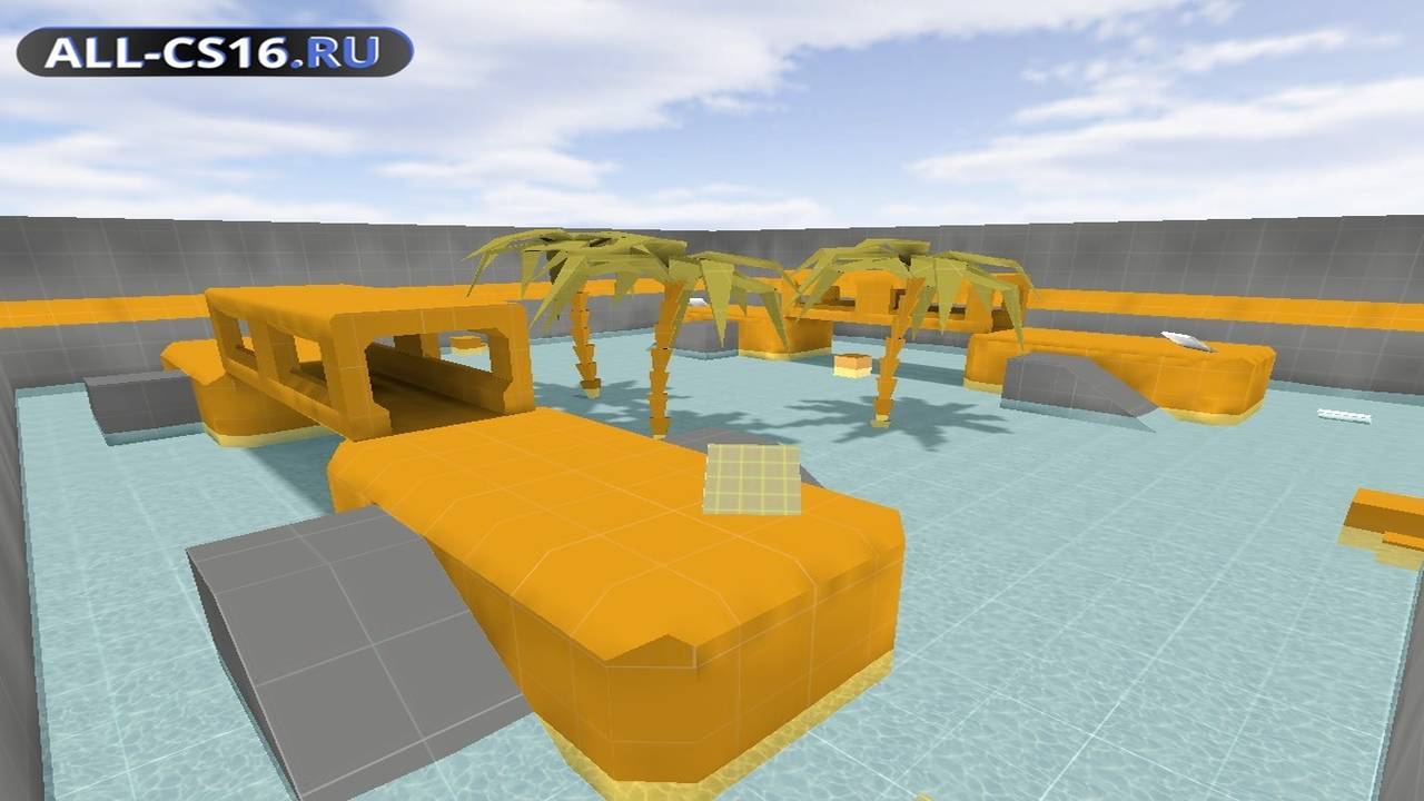 Карта «gg_palm_beach» для CS 1.6 для CS 1.6