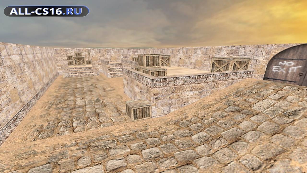 Карта «gg_reset_dust2» для CS 1.6 для CS 1.6