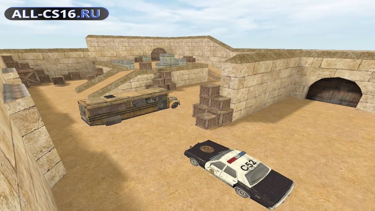 Карта «gg_sad_dust» для CS 1.6 для CS 1.6