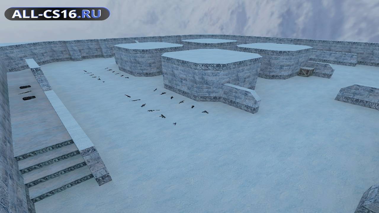 Карта «gg_snow» для CS 1.6 для CS 1.6