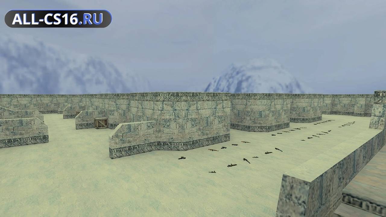 Карта «gg_snow3x» для CS 1.6 для CS 1.6