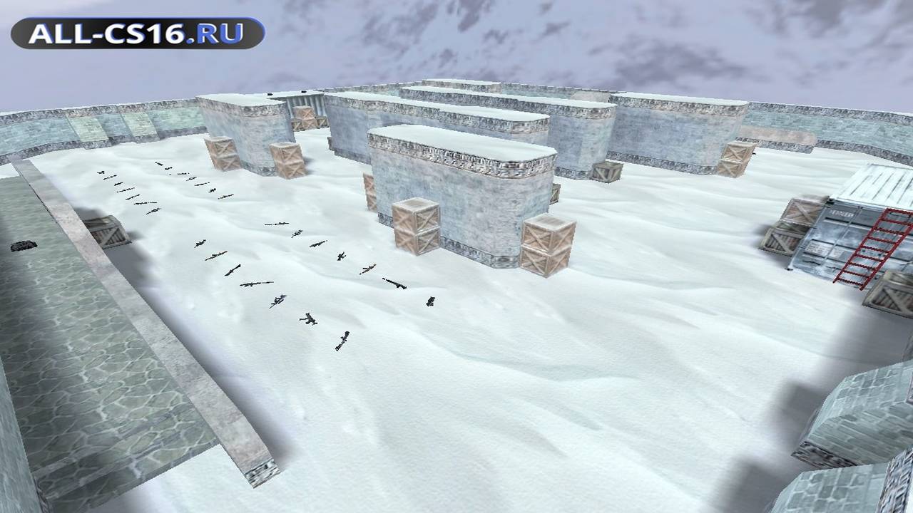 Карта «gg_snow_zona» для CS 1.6 для CS 1.6