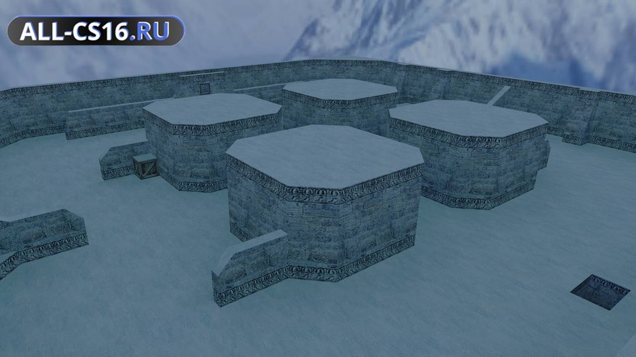 Карта «gg_snowpool» для CS 1.6 для CS 1.6