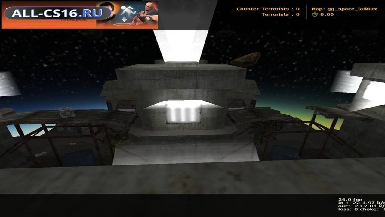 Карта «gg_space_laikiux» для CS 1.6 для CS 1.6
