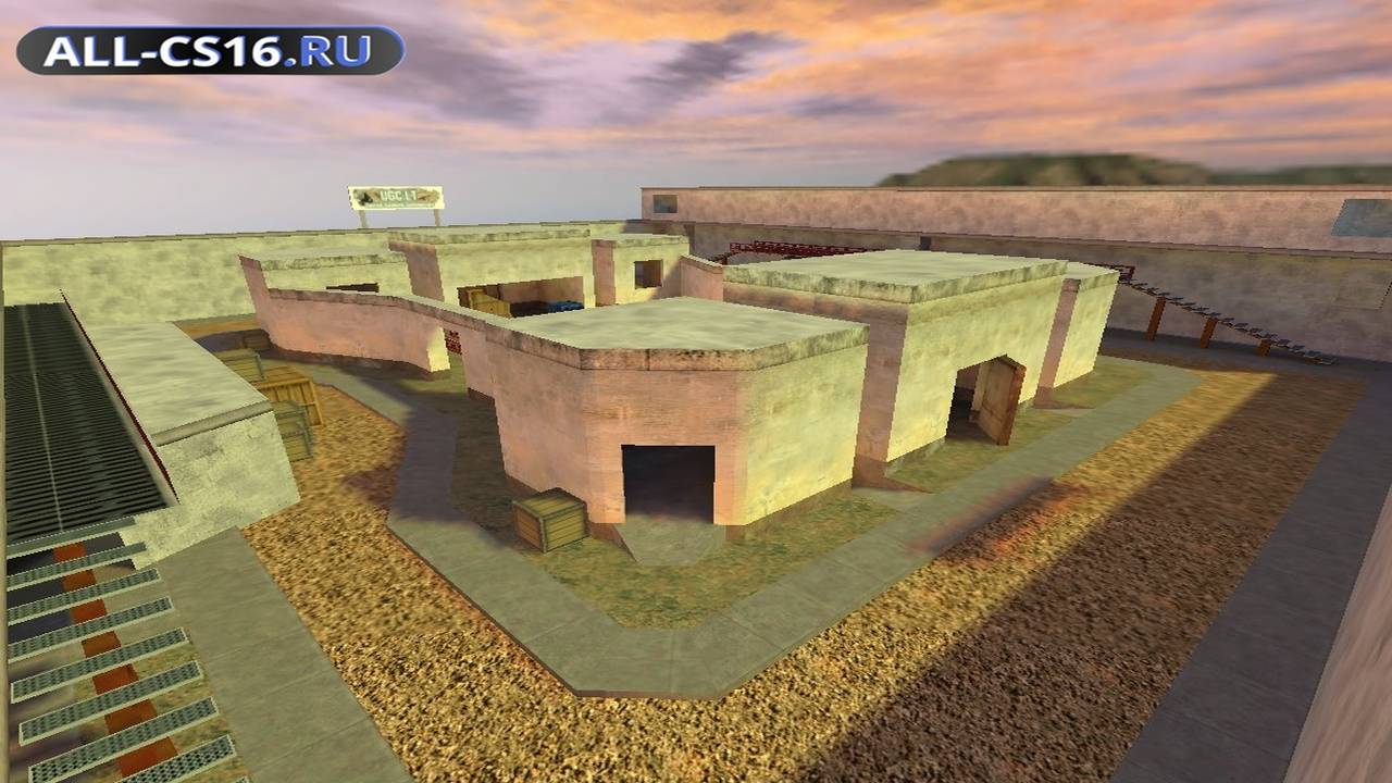 Карта «gg_ugc_fortress» для CS 1.6 для CS 1.6