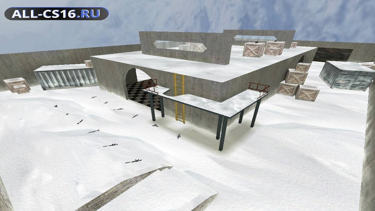 Карта «gg_winter2» для CS 1.6 для CS 1.6