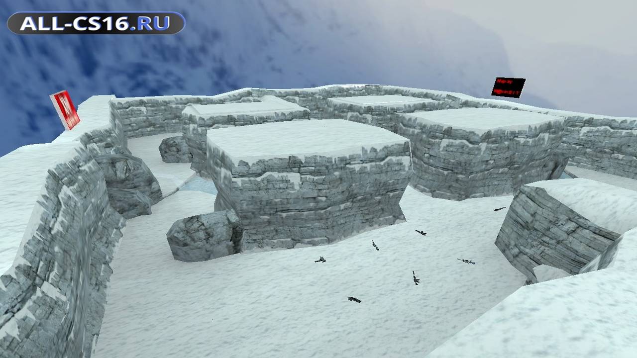 Карта «gg_xmf_iceworld» для CS 1.6 для CS 1.6