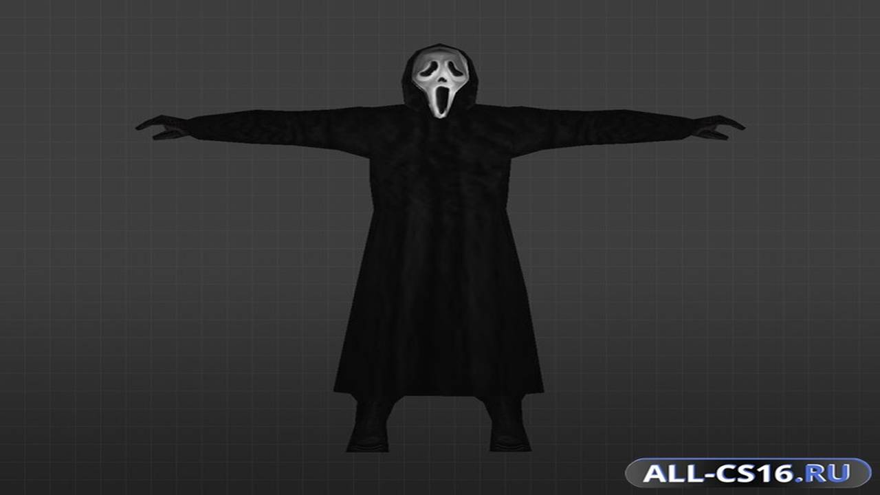 Модель игрока для CS 1.6 - Ghostface