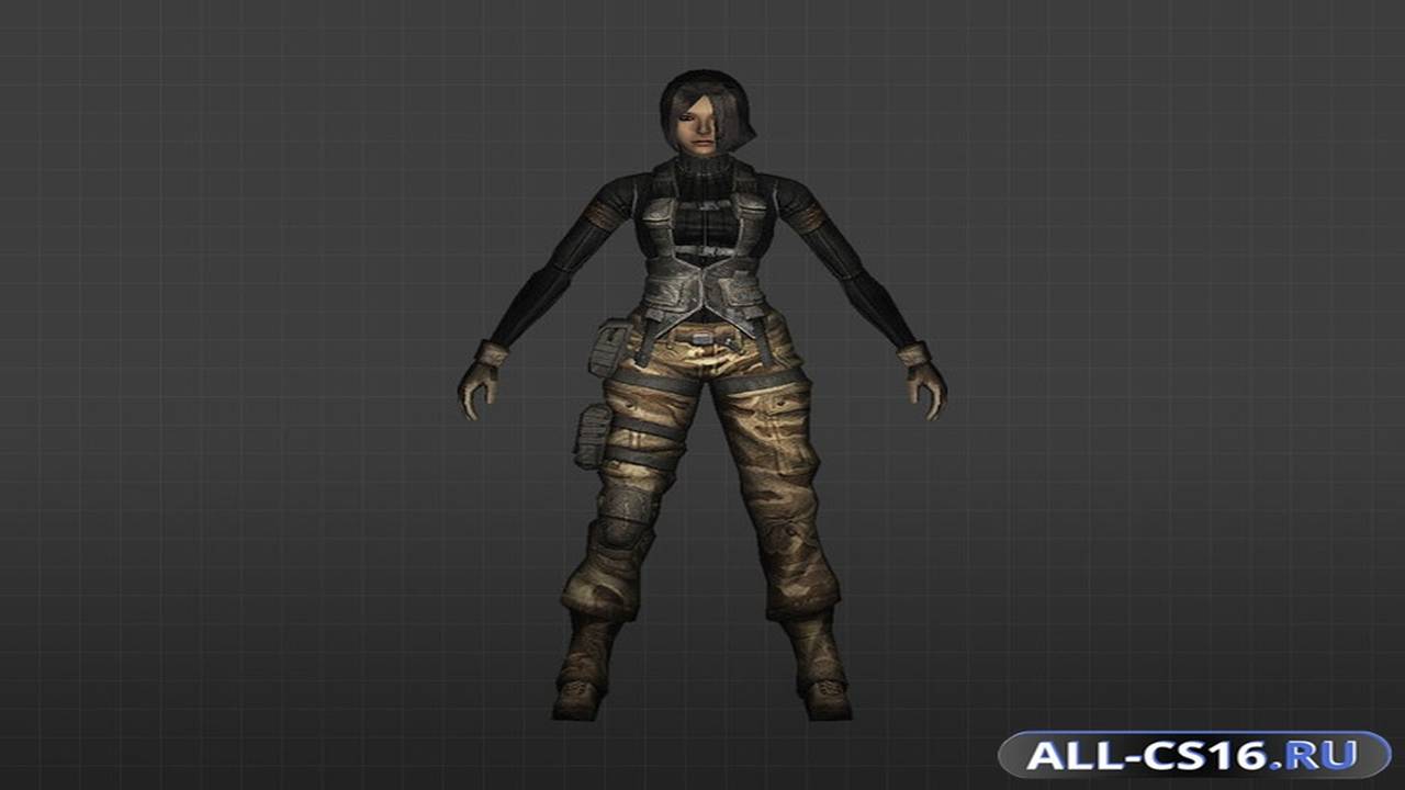 Модель игрока для CS 1.6 - Наемница