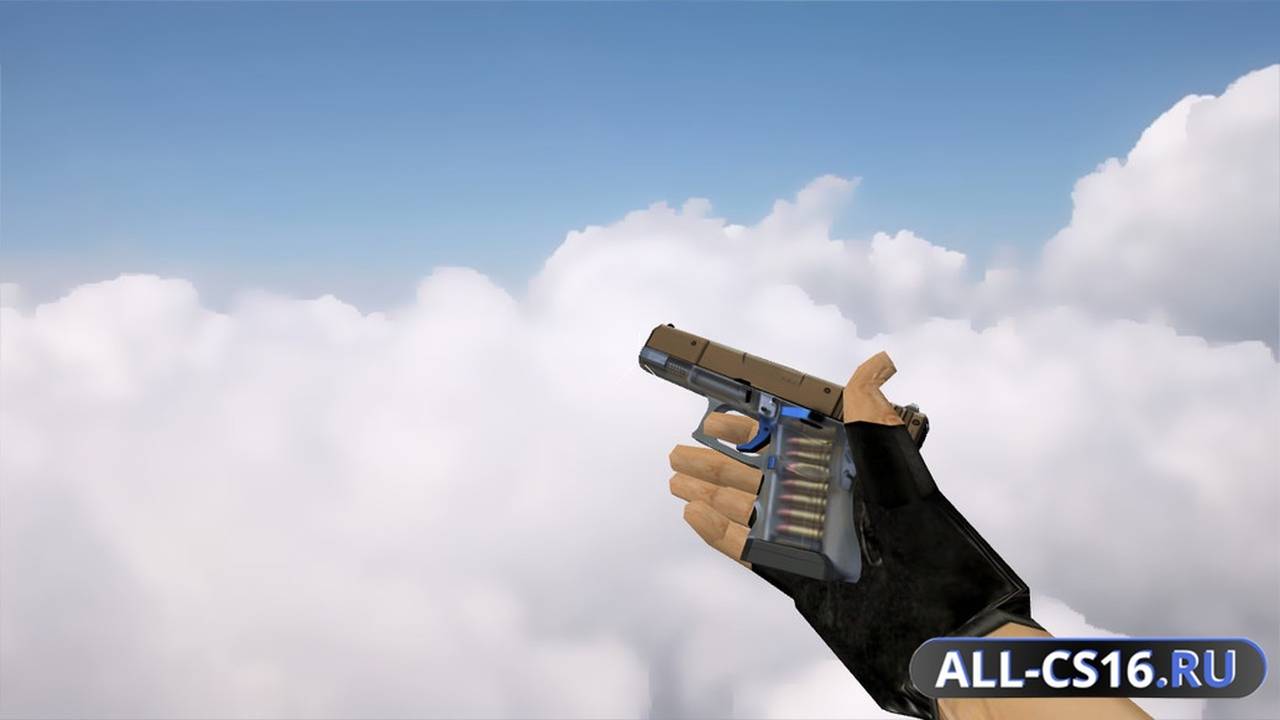 Модель оружия для CS 1.6 - Glock Glock-18 | Прозрачный полимер (Clear Polymer)