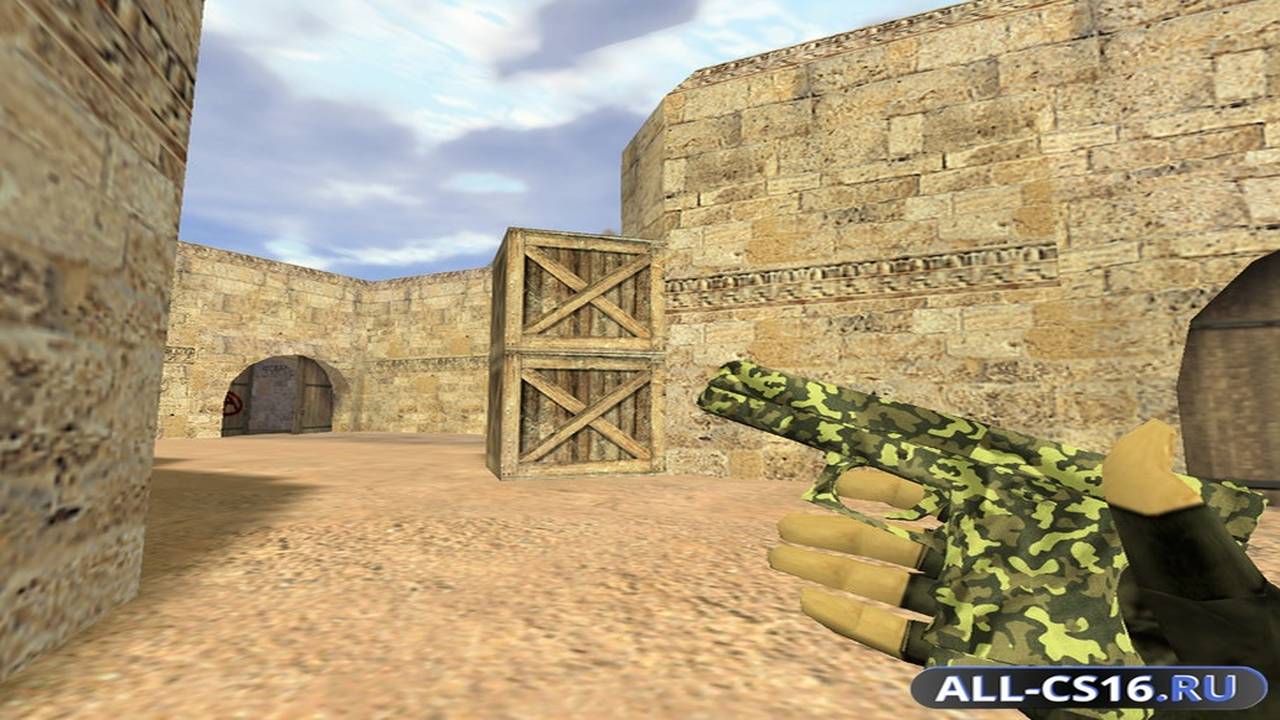 Модель оружия для CS 1.6 - Glock Glock Армейский камуфляж
