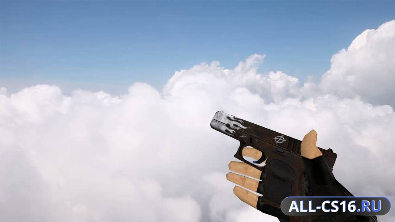 Модель оружия для CS 1.6 - Glock Glock | Оксидное пламя