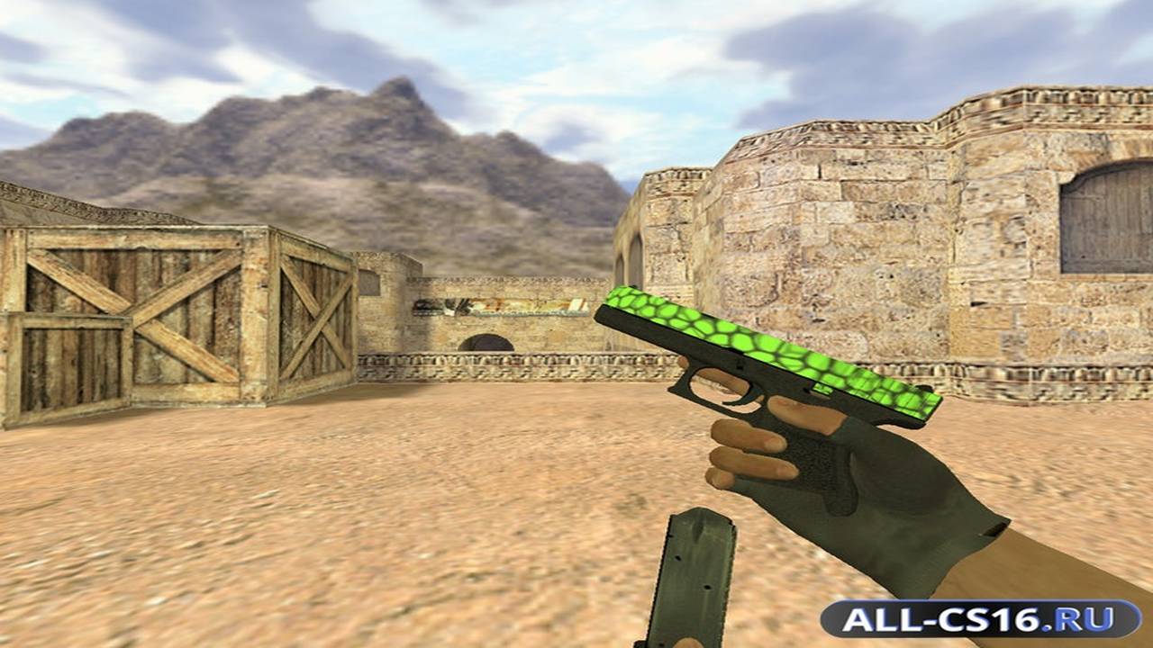 Модель оружия для CS 1.6 - Glock Glock Черепаха