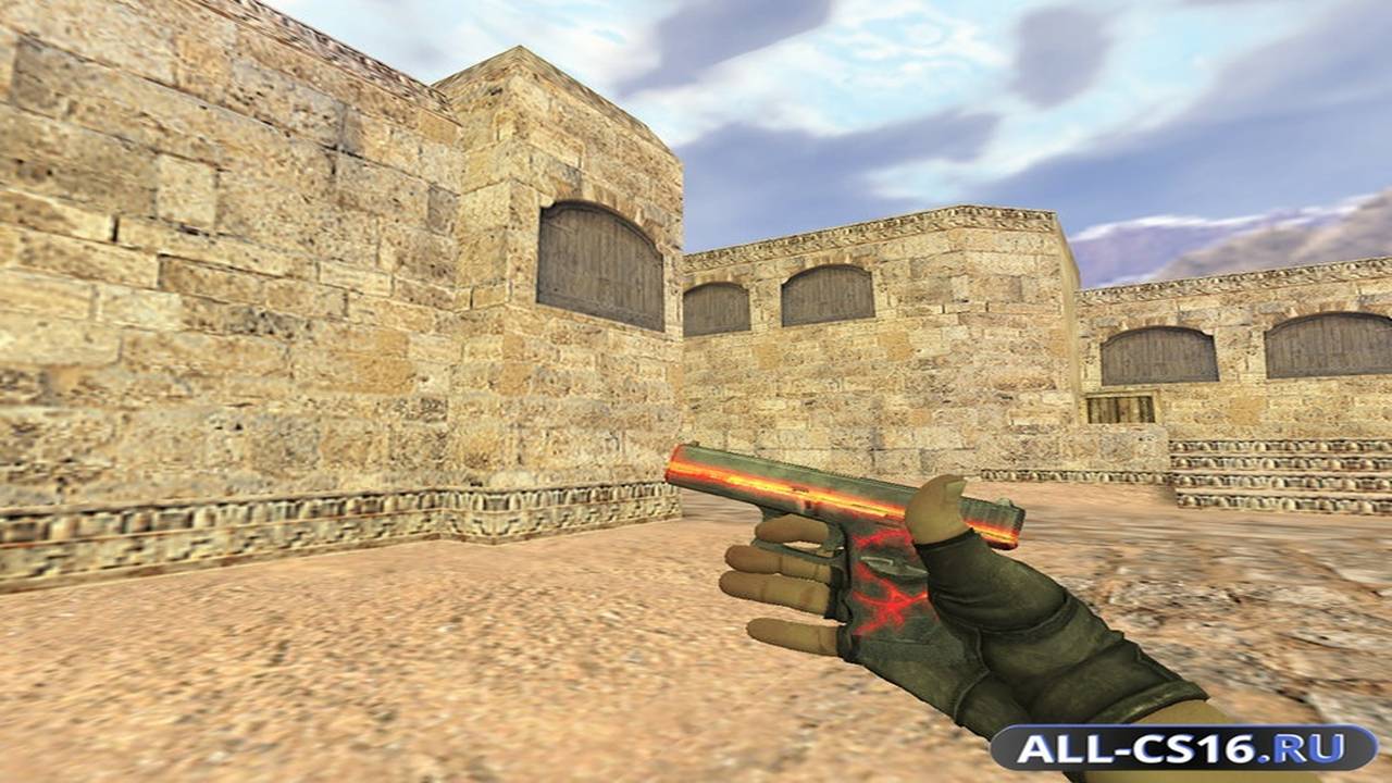 Модель оружия для CS 1.6 - Glock Glock Подземелье