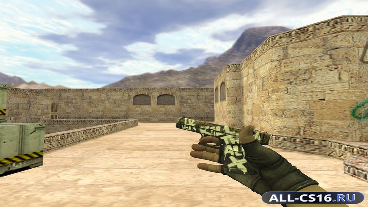 Модель оружия для CS 1.6 - Glock Glock Пустынный повстанец