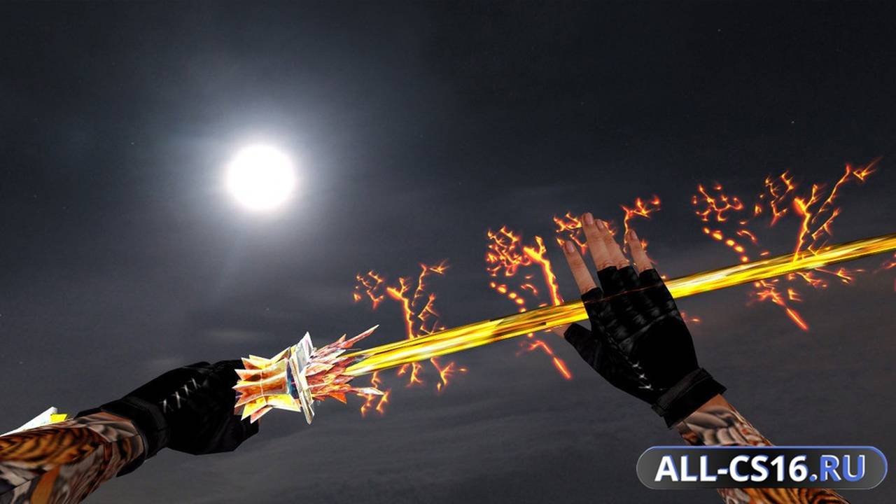 Модель оружия для CS 1.6 - Golden Katana
