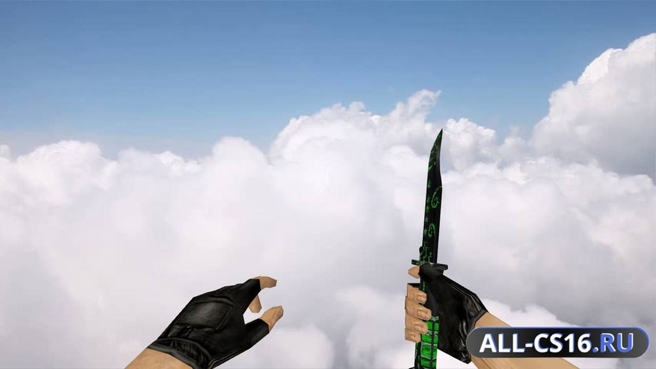 Модель оружия для CS 1.6 - Green Soul Knife